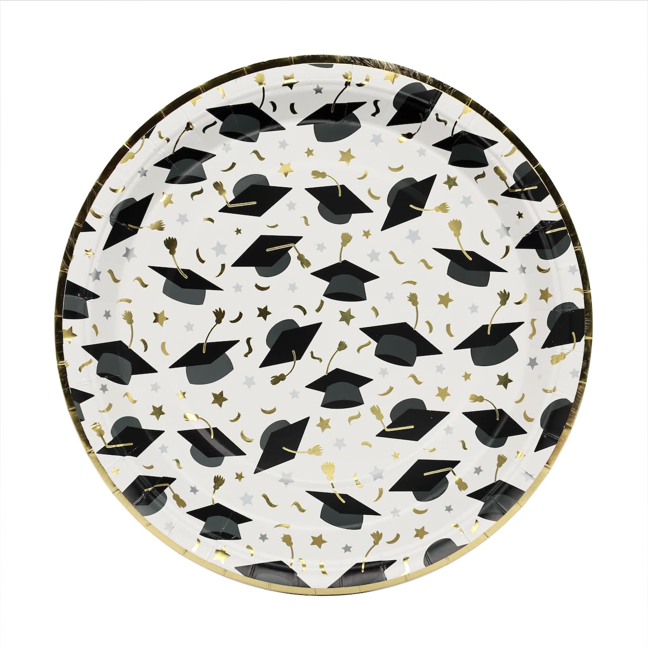9" Graduation Cap Toss Dinner Plates, 10ct. by Celebrate It™